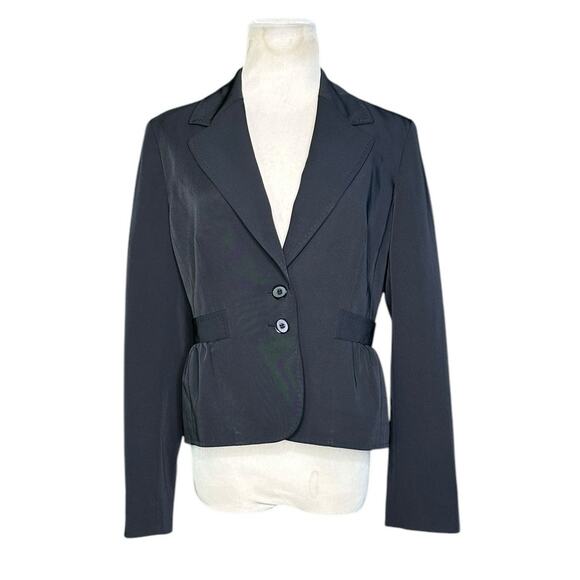 NINE WEST black two button blazer size 8P - Picture 1 of 13